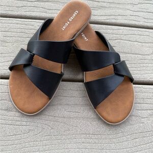 Amazon Women's Black Slide Sandals